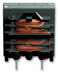 27mH @10kHz 0.65A 2-Line Common Mode Choke DCR 1.6Ohm TH
