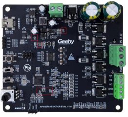 APM32F035 Low-Voltage Motor Control evaluation board