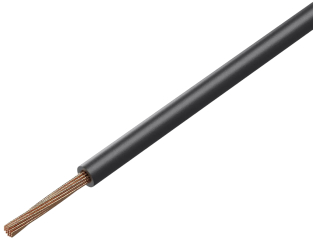Кабел; FLRYW-A; 1x0,75mm2; шнур; Cu; PVC; черен; 60V; 100m; Клас: 5