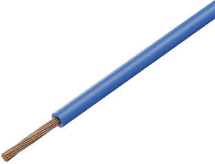 Кабел; FLRYW-B; 1x0,5mm2; шнур; Cu; PVC; син; 60V; 100m; Клас: 5