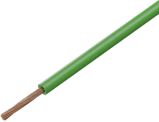 Кабел; FLRYW-B; многожичен; Cu; 0,5mm2; PVC; зелен; 60V; 100m; Клас: 5