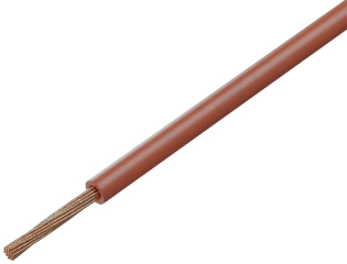 Кабел; FLRYW-B; 1x0,5mm2; шнур; Cu; PVC; червен; 60V; 100m; Клас: 5