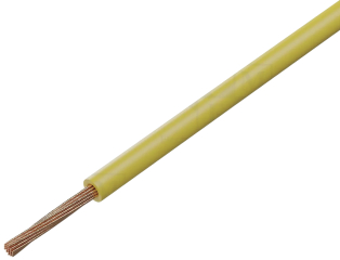 Кабел; FLRYW-B; 1x0,5mm2; шнур; Cu; PVC; жълт; 60V; 100m; Клас: 5
