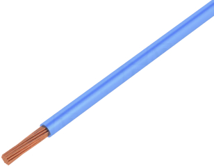 Кабел: H05V-K,LgY; шнур; Cu; 1,5mm2; PVC; син; 300V,500V; 100m
