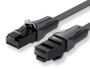 Пач кабел: U/UTP; Кат: 6; RJ45 щепсел,от двете страни; Cu; 2m; PVC; черен