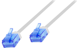 Пач кабе: U/UTP; Кат: 6a; RJ45 щепсел,от двете страни; шнур; Cu; 0.5 метра