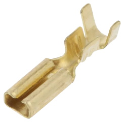 Quick Connect Terminal 2.8x0.8mm, Female Lug, Noninsulated, for 0.3-1.0mm2 wire, Brass