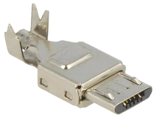 Micro USB 2.0 Plug, B-type; for Cable