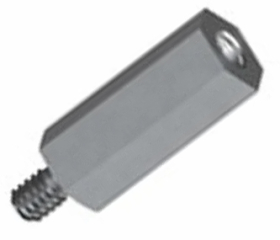 Hex Standoff Threaded M2.5x0.45 Brass 20.00mm