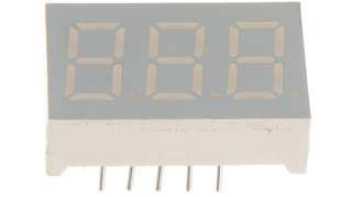 Red 7-Segment 3 Character Common Anode 2V 20mA 14.10mm x 22.60mm x 7.20mm 12-DIP