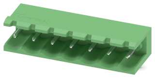 Term. block plug 7pos 12A 320V AC AWG24-12 5.08mm 90°, Right Angle
