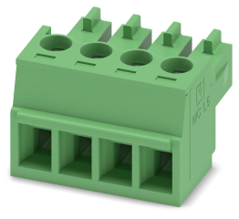 Term. block PCB 4pos 8A 160V AC AWG28-16 3.81mm