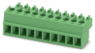 Term. block PCB 10pos 8A 160V AC AWG28-16 3.81mm