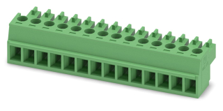 Term. block PCB 14pos 8A 160V AC AWG28-16 3.81mm