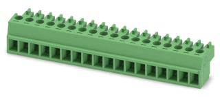 Term. block PCB 18pos 8A 160V AC AWG28-16 3.81mm