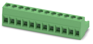 Term. block plug 12pos 12A 320V AC AWG24-12 5.08mm STR