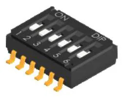 DIP switch 4p 4PST ON-OFF SMD RM1.27mm Top Tape Seal