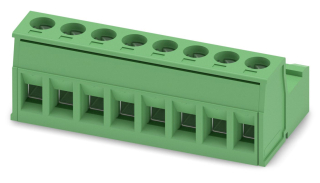 Term. block plug 8pos 12A 320V AC AWG30-12 5.08mm 180° Free Hanging (In-Line)