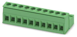 Term. block plug 10pos 12A 320V AC AWG30-12 5.08mm 180° Free Hanging (In-Line)