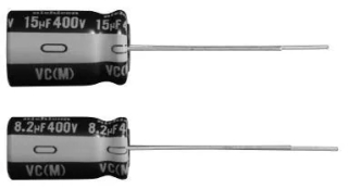 Ultra-Miniature-Sized Electrolytic Capacitor, 4.7uF, 20%, 400V, -40~105°C, 8x11.5mm, RM3.5mm