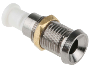 Държател за LED; 3mm; хром; метал; вдлъбната; IP66; L: 13.9mm