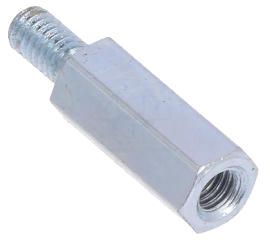 Дистанционна втулка с резба; 12mm; Вътр.резба: M3; Външ.резба: M3
