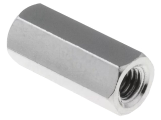 Дистанционна втулка с резба; 12mm; Вътр.резба: M3; шестостенна