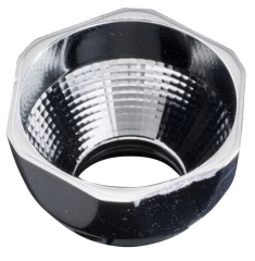 Reflector Bridget, ~15° Glue Beam, Tape Fastening, Material-PC 23x23x12.8mm