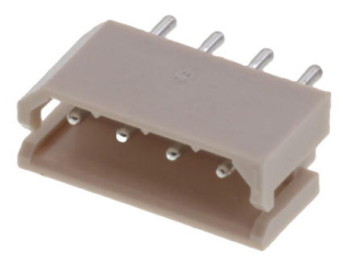 Header Through Hole 4 position 0.098" (2.50mm)