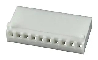 10-Pos Housing Receptacle Natural 2.54mm