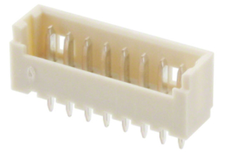 Header Through Hole 8 position 0.049" (1.25mm)
