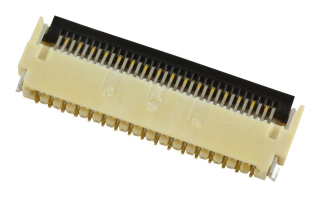 FFC/FPC Connector Socket 23 Position 0.3 mm Solder Right Angle Surface