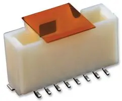 Shrouded Header (4 Sides) 8-POS 1mm Solder ST Top Entry SMD