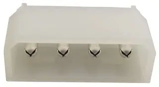 Header Through Hole 4 position 0.200" (5.08mm)