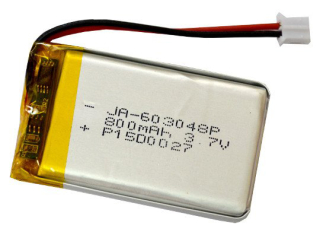 Lithium Polymer Battery 3.7V 800mAh