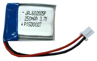 RECHARGABLE LI-PO BATTERY 3.7V 250MAH WITH JST CONNECTOR