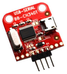 USB TO SERIAL CONVERTER WITH CH340T IC, SUITABLE FOR BREADBOARDING