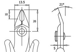 TOOL FOR A WIRE FLUSH CUT