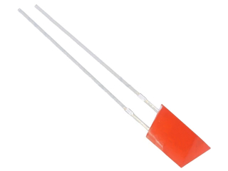 LED: червен; 100-150mcd; 140°; Чело: плосък; 5.35x5.35x7mm; THT
