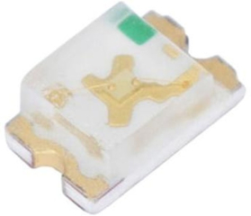 LED: жълт; SMD; 0603; 120mcd; 1.8-2,6VDC; 1.6x0,8x0.8mm; 130C; 20mA