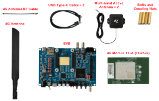 dev.kit for LG69TAM Dual band L1/L5, 3 GNSS, RTK rover, w/ LNA (ST Teseo V)