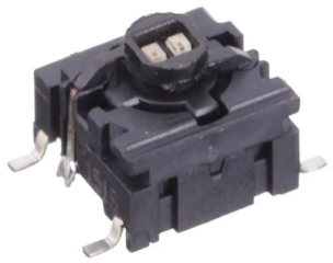 Pushbutton Switch;Y LED Illuminated Actuator;10x10mm;SPST/OFF-ON;6.5N;50mA/24VDC