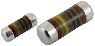 Metal Thin Film High Voltage MELF Resistor, 1.0M, 1%, 50ppm, 1.0W, 1000V, D2.2xL5.8mm