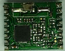 SMD RF Transceiver; FM; FSK; 868MHz; SPI; -120dBm; 13dBm; 1.8-3.6VDC