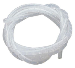 Spiral wrapping band; 12mm x 10m; transparent