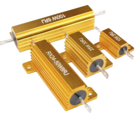 resistor wire wound, aluminum house 50W 5% 2.2R