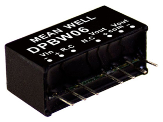 Isolated DC/DC Converter 2 Output 12V -12V 250mA, 250mA 9V - 36V Input