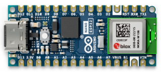 Evaluation Board based on ATmega328; 22 digital I/O (incl. 6 PWM); 8 analog inputs; mini-B USB, ESP32-S3