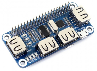 4 Port USB HUB HAT for Raspberry Pi