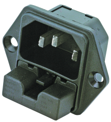 IEC Appliance Inlet C14 with Fuseholder 2-pole